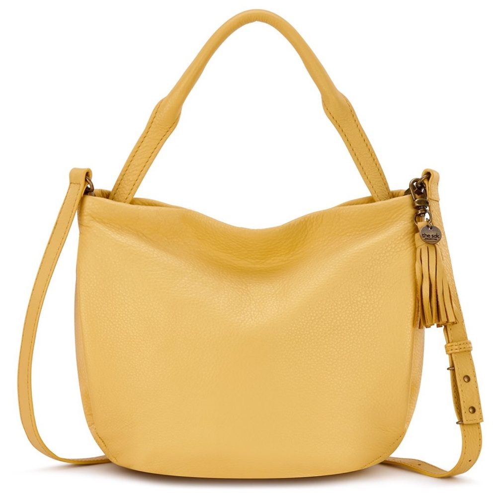 🆕 The Sak pebbled leather yellow crossbody bag